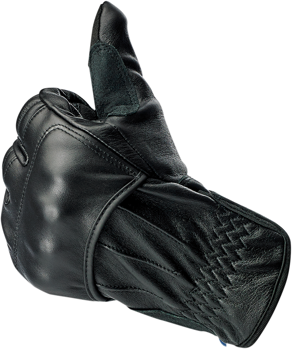 BILTWELL Belden Gloves - Black - Small 1505-0101-302