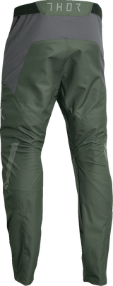 THOR Terrain In-the-Boot Pants - Army Green/Charcoal - 38 2901-10434