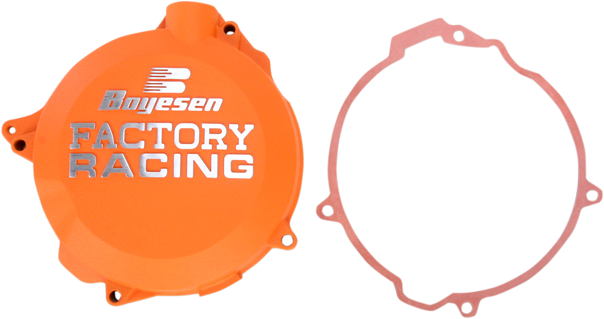 BOYESEN Clutch Cover - Orange - KTM CC-41O