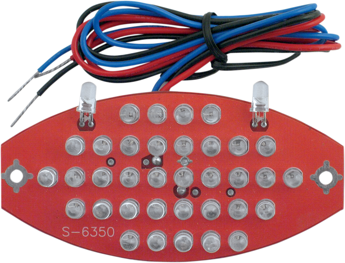 DRAG SPECIALTIES Placa LED Cateye de repuesto 28-6043LED-A
