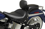 MUSTANG Wide Solo Seat - With Backrest - Black - Studded W/Concho 79913
