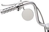 DRAG SPECIALTIES Espejo redondo de 4" - Vástago ajustable KA-1-BC4