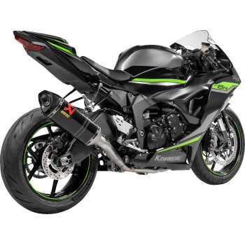 Sistema de escape AKRAPOVIC Racing Line - Carbono - Kawasaki ZX-6R 2023-2024 S-K6R11-RC/1 