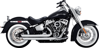 VANCE & HINES Big Shots Staggered Exhaust System - Chrome 17341