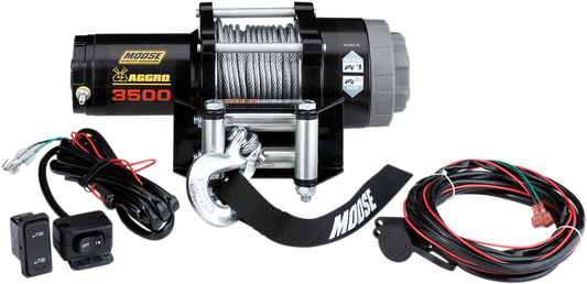 MOOSE UTILITY 3500 LB Winch - Wire Rope 104308