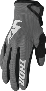 THOR Sector Gloves - Gray/White - 2XL 3330-7278