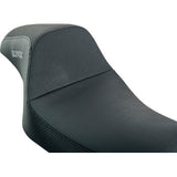 SLYFOX Slyfox Seat - Gray Logo - Black Vinyl w/ Slipstop - Carbon Fiber - XL  4684B-slyfox