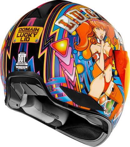 ICON Domain™ Helmet - Lucky Lid 4 - Red - XS 0101-14951
