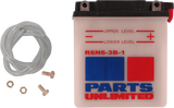 Parts Unlimited Conventional Battery 6n6-3b-1