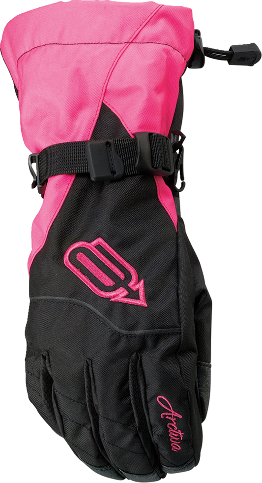 ARCTIVA Women's Pivot Gloves - Black/Pink - Medium 3341-0430