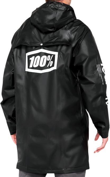 100% Torrent Raincoat - Black - Small 20040-00000