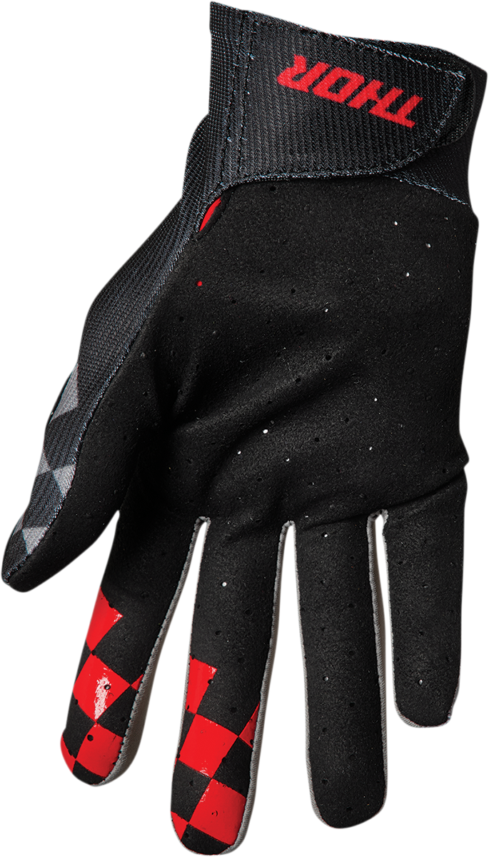 THOR Intense Assist Chex Gloves - Black/Gray - XL 3360-0048