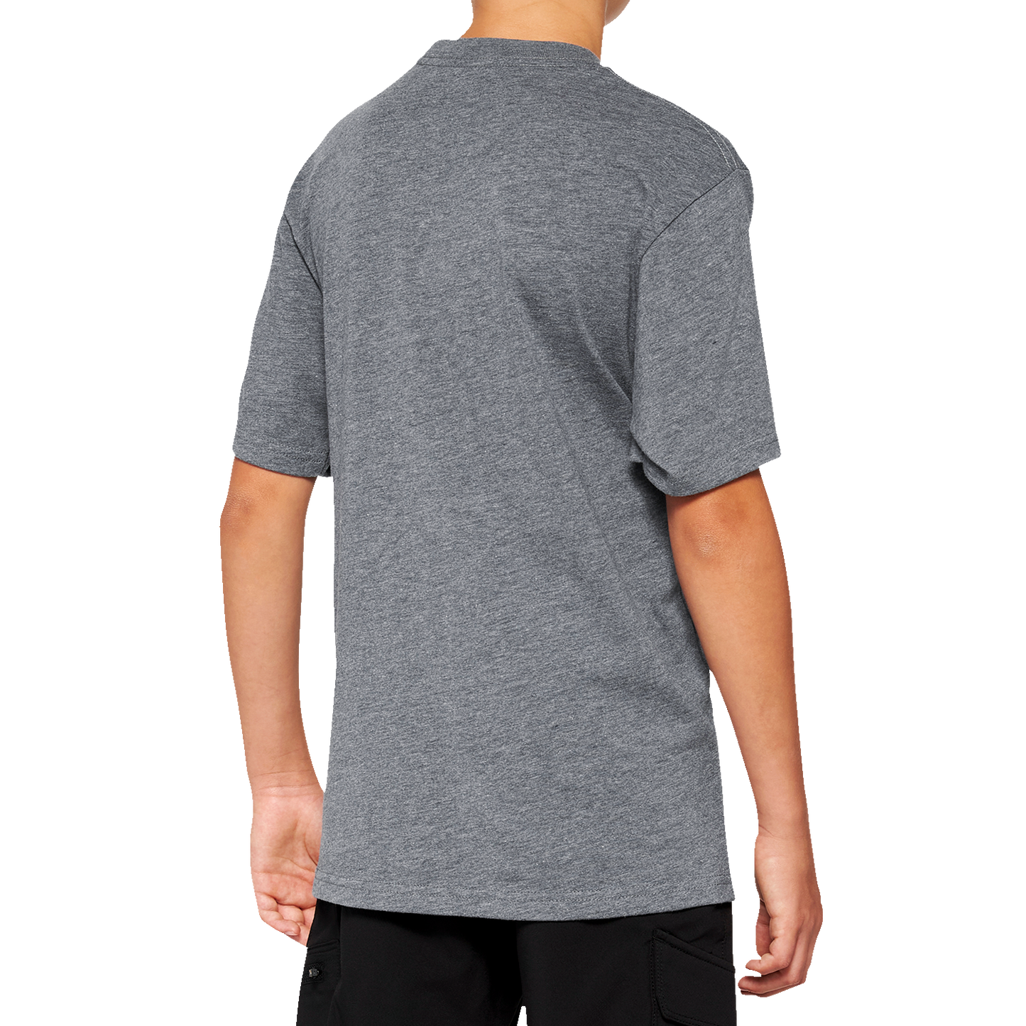 100% Youth Icon T-Shirt - Heather Gray - XL 20001-00011