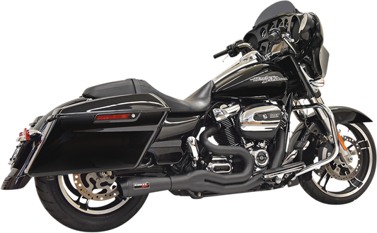 BASSANI XHAUST Road Rage II 2-Into-1 Mid-Length Exhaust System - Black 1F72B