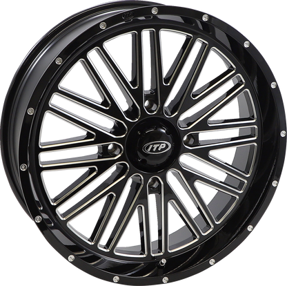 ITP Wheel - Momentum - Front/Rear - Black/Milled - 20x6.5 - 4/156 - 4+2.5 (+10 mm) 2022745731B