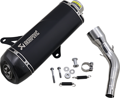 AKRAPOVIC Muffler - Black - Stainless Steel Vespa GTS/GTV S-VE3SO9-HRSSBL 1811-3941