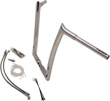 FAT BAGGERS INC. Handlebar Kit - Pointed Top - 14" - Chrome 909314