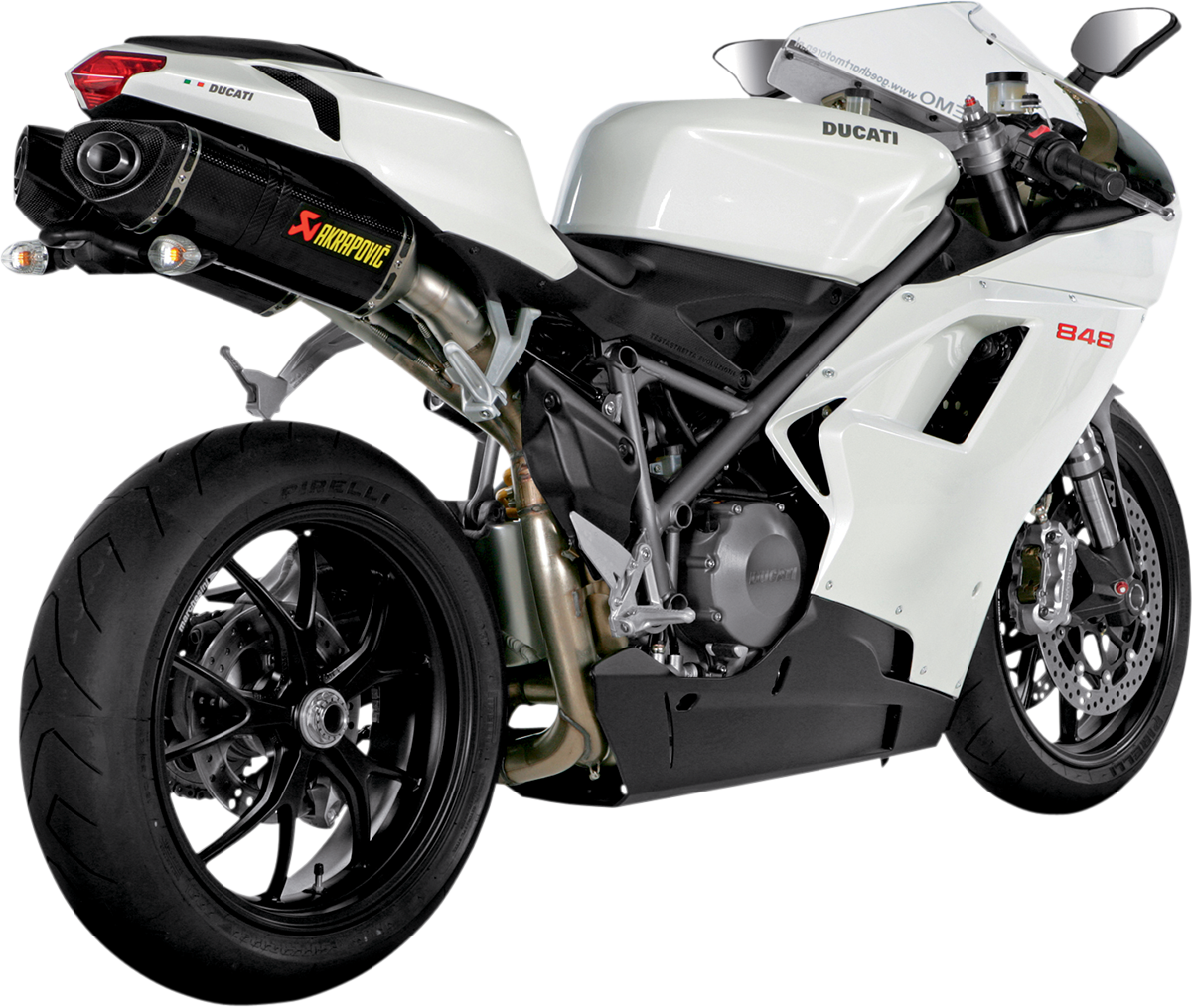 AKRAPOVIC Silenciadores de Escape Slip-On Fibra de Carbono Ducati 848 / 1098 / 1198 S-D10SO3-ZC 1811-1463 