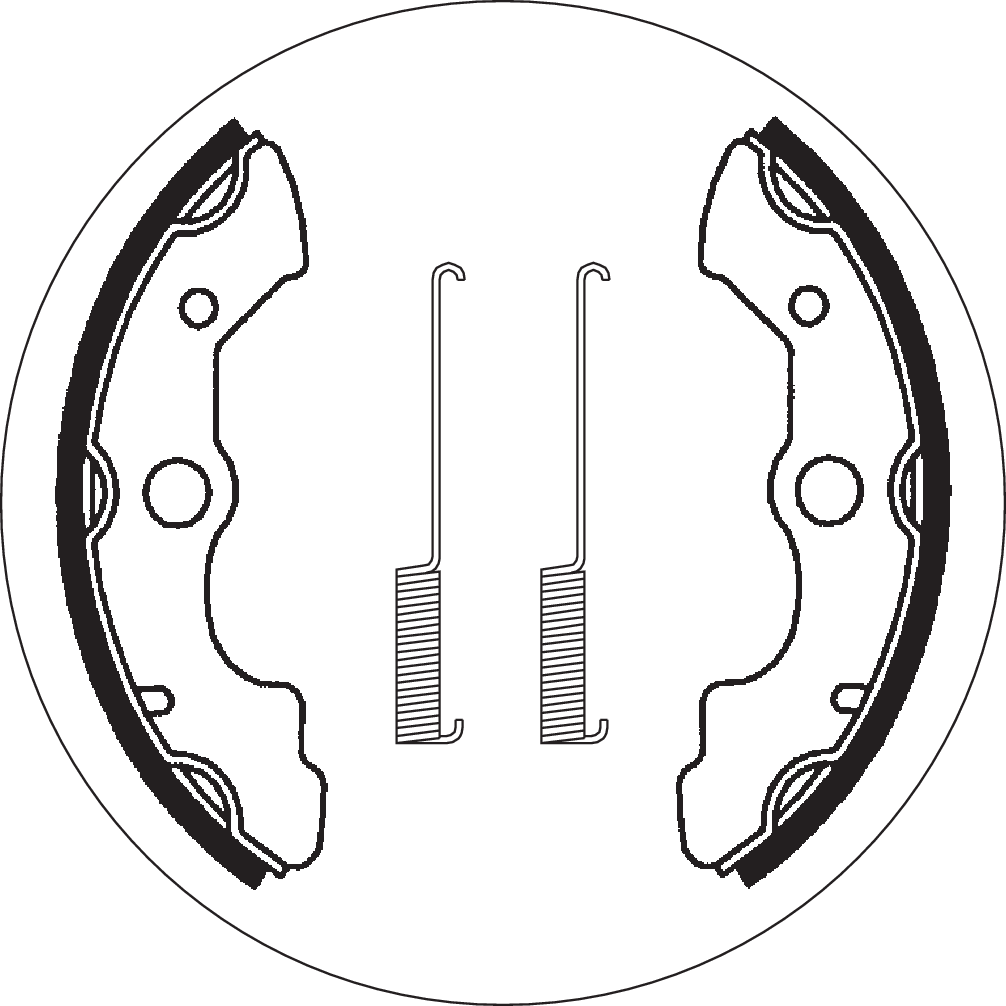 SBS Brake Shoes 2045