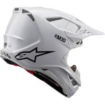 ALPINESTARS Supertech M10 Helmet - Solid - MIPS® - Gloss White - 2XL 8300323-2180-2X