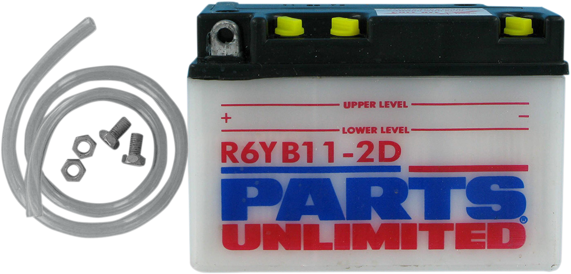 Parts Unlimited Conventional Battery 6cb112d