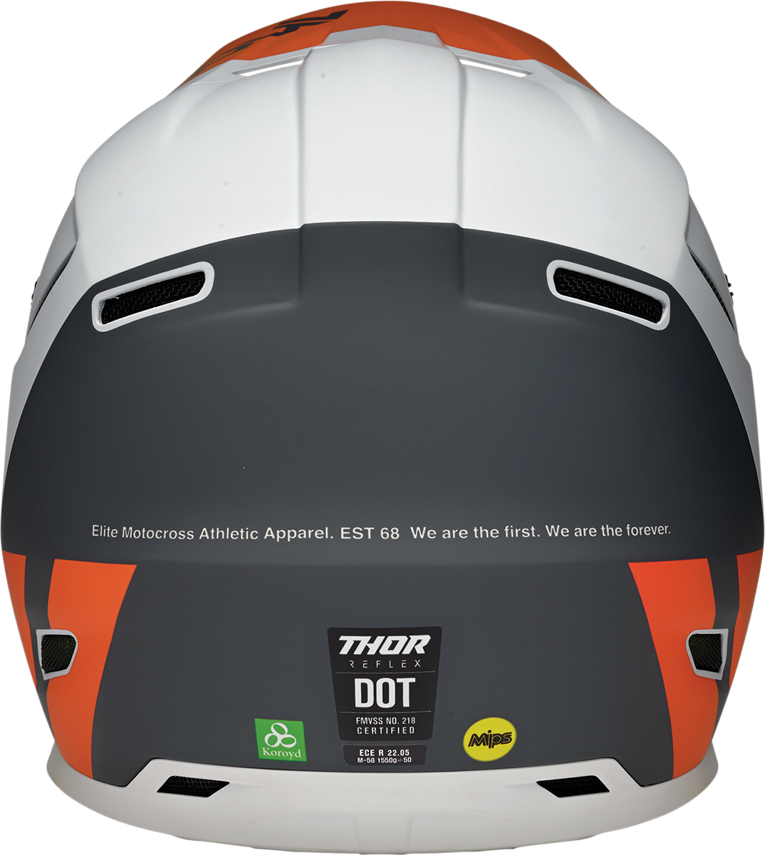 THOR Reflex Helmet - Cube - MIPS - Gray/Orange - Medium 0110-7463