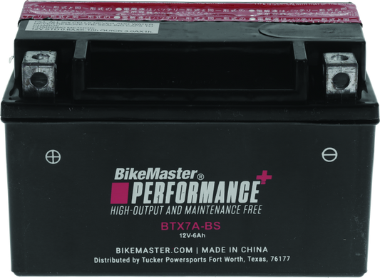 BikeMaster BTX7A-BS Battery 781313