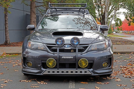 Perrin 08-14 Subaru WRX/STI Tow Hook Kit (Front) - Flat Black PSP-BDY-231BK