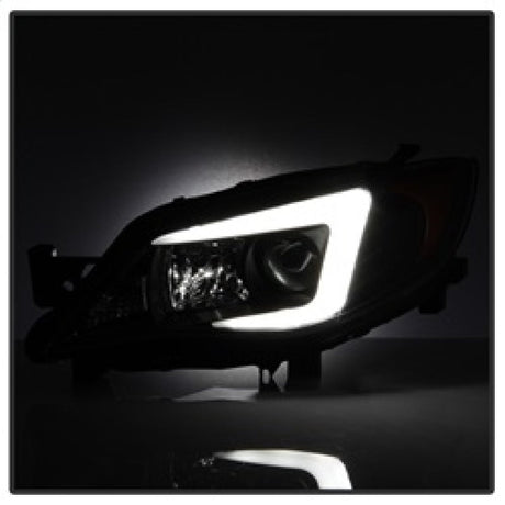 Spyder Subaru WRX 08-09 Projector Headlights - Halogen Model Only - Black PRO-YD-SWRX08-LBDRL-BK 5083944