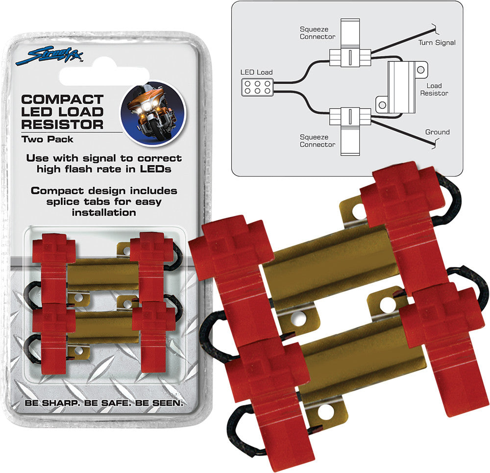 STREETFX Compact Led Load Resistor 2/Pk 1045889