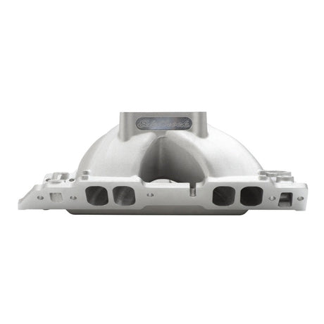 Edelbrock Manifold Chevy BB 9 8 Deck (Short) Super Victor 565 Thick Flange Rect Port Heads 2895