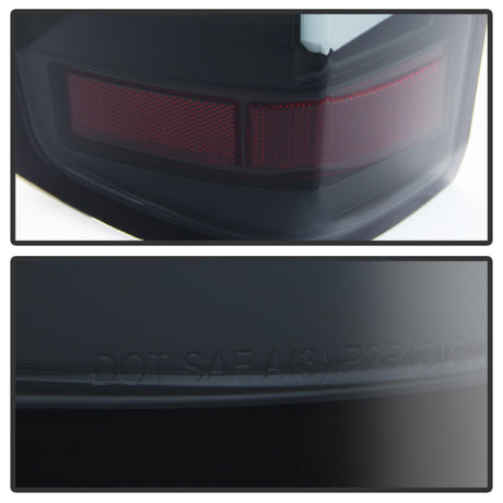 Spyder 14-18 Chevy 1500 / 15-19 GMC 3500 Dually / Bar LED Tail Lights Blk Smke ALT-YD-CS14-LBLED-BSM 5079992