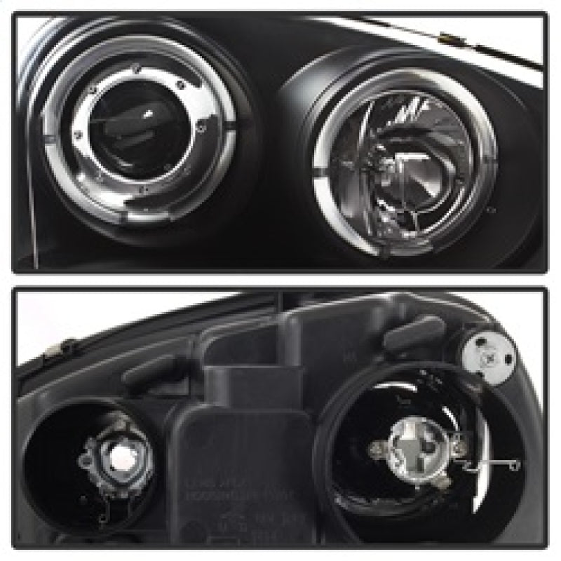 Spyder Volkswagen GTI 06-09/Jetta 06-09 Halogen Model Only - LED Halo DRL Black PRO-YD-VG06-HL-BK 5012098