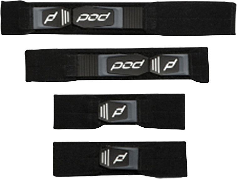 POD Knee Brace Strap Set Black 2x KP300-001-2X
