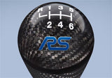 Ford Racing Focus RS Black Carbon Fiber Shift Knob 6 Speed M-7213-FRSCF