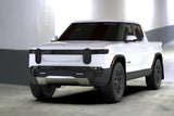 Rally Armor 2022 Rivian R1T Black UR Mud Flap w/ Red Logo MF18-UR-BLK/RD