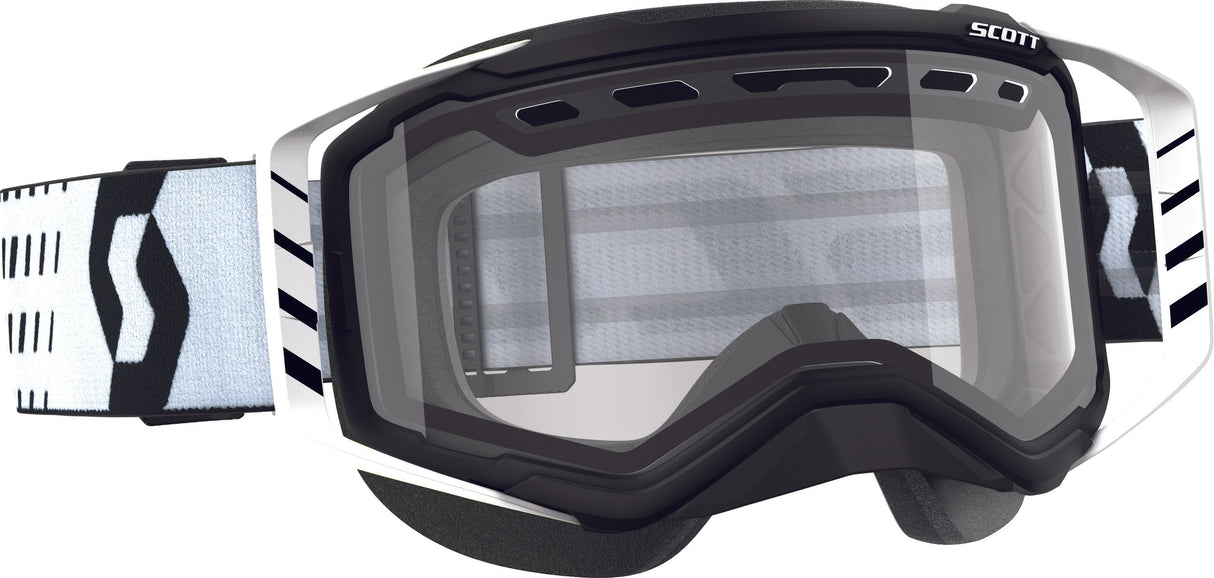 SCOTT Goggle Prospect Snow Black/White W/Clear 262581-1007043