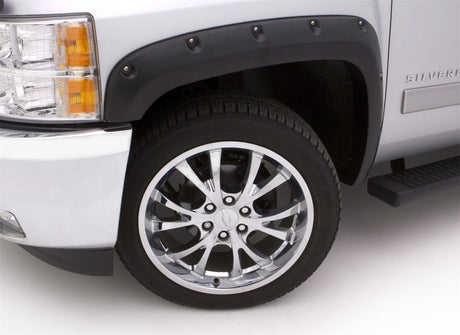 Lund 99-07 Chevy Silverado 1500 RX-Rivet Style Textured Elite Series Fender Flares - Black (4 Pc.) RX103T