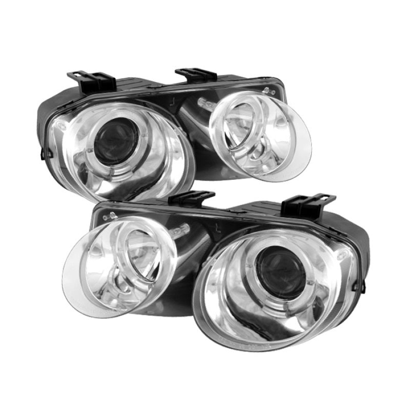 Spyder Acura Integra 98-01 Projector Headlights LED Halo -Chrome High H1 Low 9006 PRO-YD-AI98-HL-C 5008701
