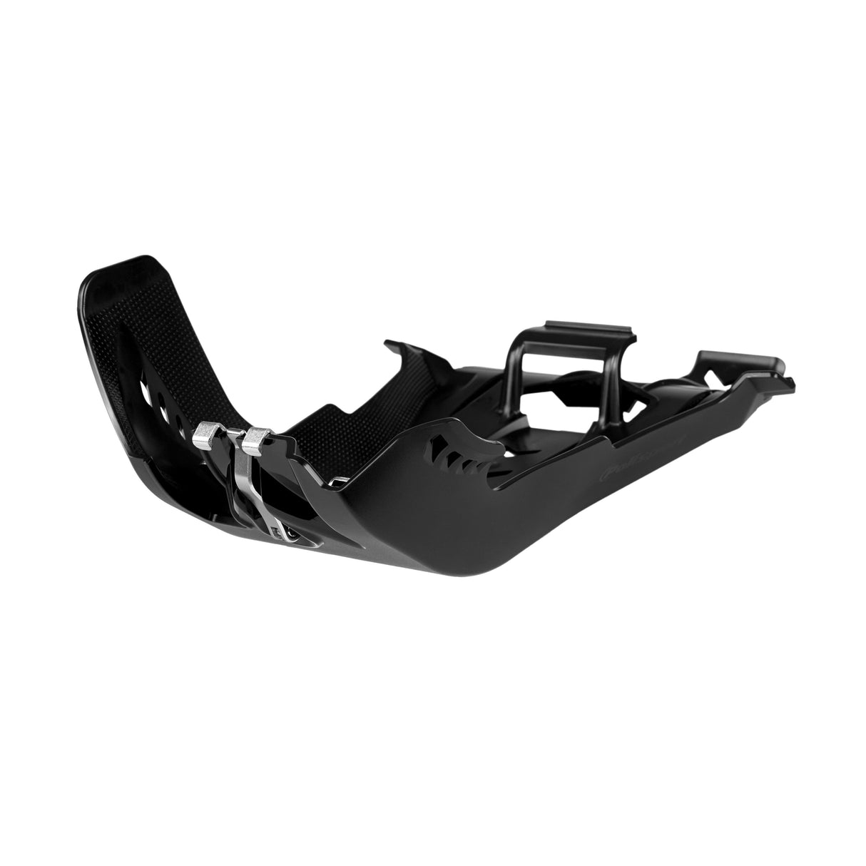 POLISPORT Fortress Skid Plate W/Link Protector Black 8475300001