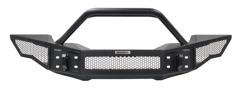Go Rhino 07-20 Jeep Wrangler JL/JLU/JK/JKU/Gladiator JT Rockline Full Width Bumper w/ Overrider 331201T