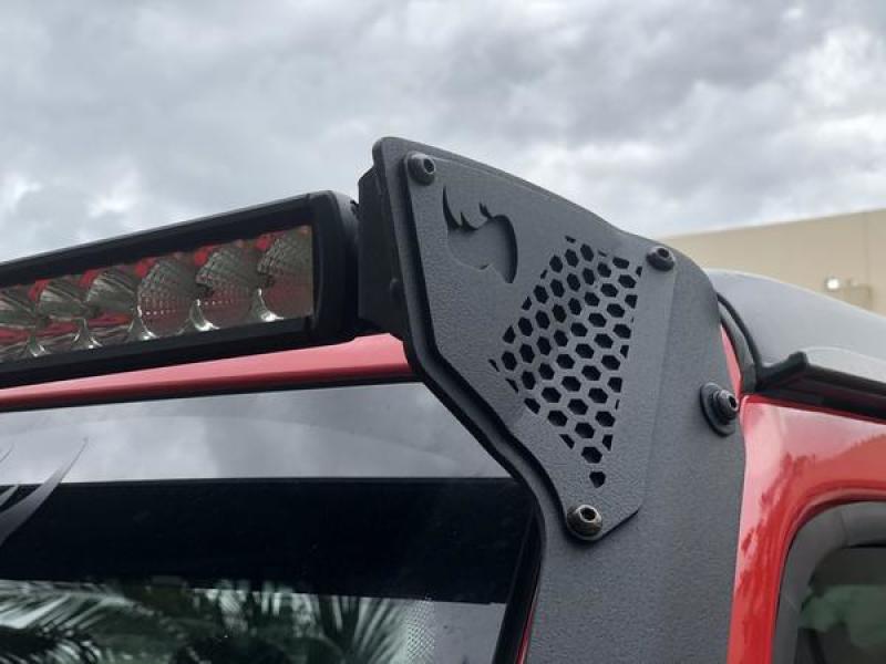 Go Rhino 18-20 Jeep Wrangler JL/JLU/Gladiator JT XE Windshield Light Bar Mount - 50in Single Row 730500T
