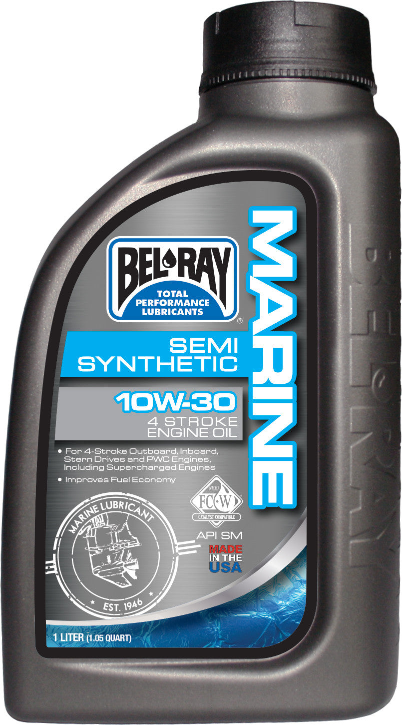 BEL-RAY Marine Semi-Synthetic 4-Stroke Oil 10w-30 1l 99750-BT1