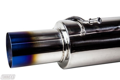 Turbo XS 02-07 WRX-STi Rear Muffler Assembly w/ Titanium Tip WS02-RMA-TI