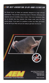 AEM Dryflow 4in. X 9in. Round Tapered Air Filter 21-2059BF