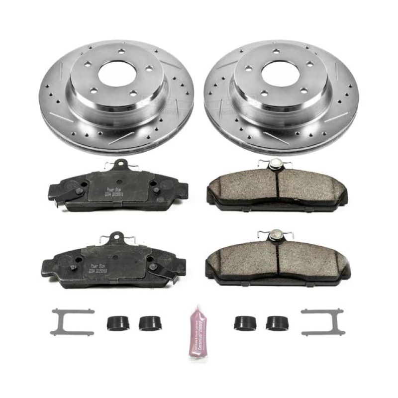 Power Stop 84-87 Chevrolet Corvette Front Z23 Evolution Sport Brake Kit K4810
