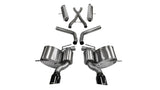 Corsa 12-14 Jeep Grand Cherokee 6.4L V8 Black Sport Cat-Back Exhaust 14466BLK