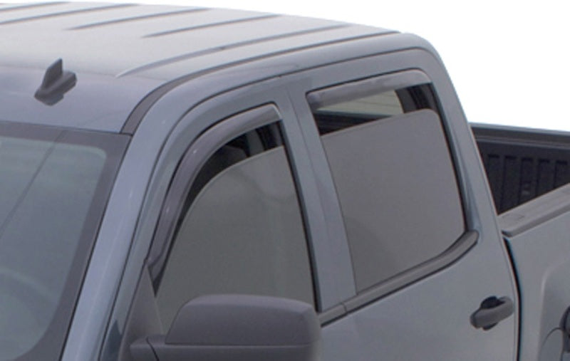 AVS 15-18 Chevy Silverado 2500 Ext. Cab Ventvisor Front & Rear Window Deflectors 4pc - Smoke 194528