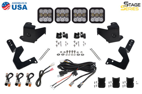 Diode Dynamics 2022 Toyota Tundra SS5 Grille CrossLink Lightbar Kit - Pro White Combo DD7409