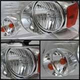 Xtune Ford F150 04-08 Amber Crystal Headlights Chrome HD-JH-FF15004-AM-C 5069825
